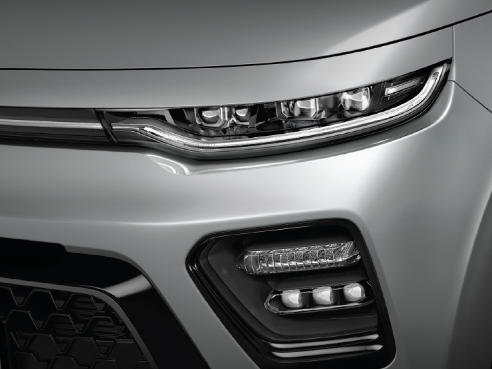 Projection fog lamps with DRL