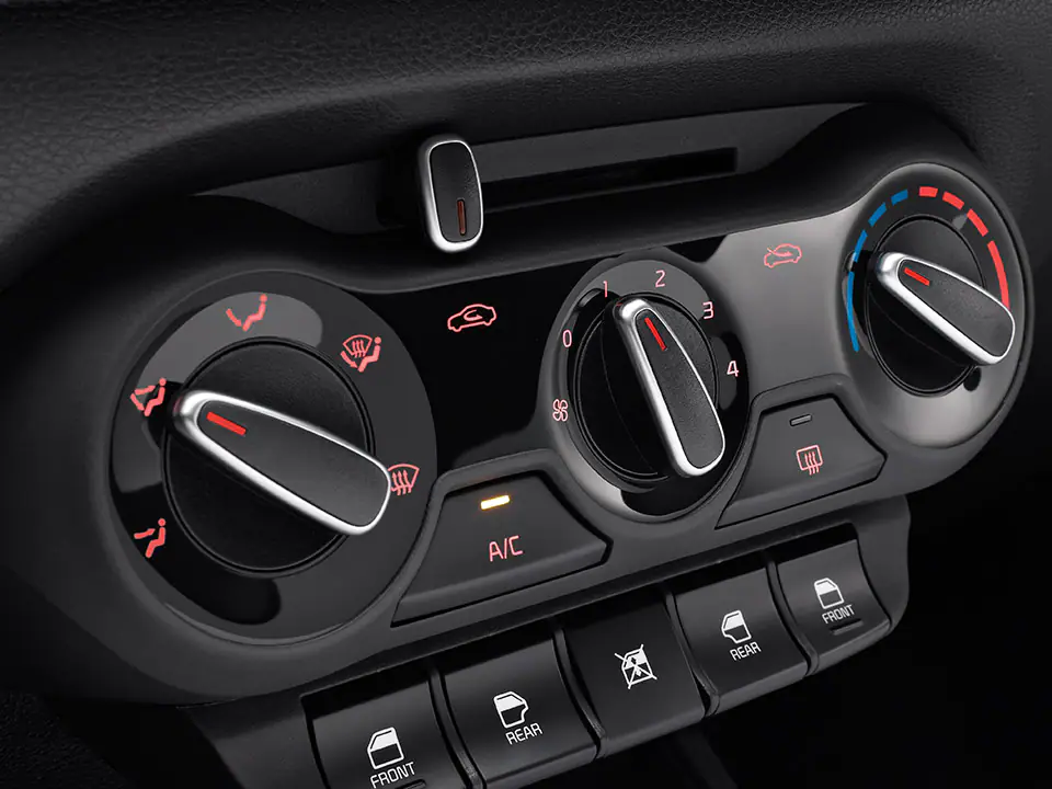 Manual temperature control